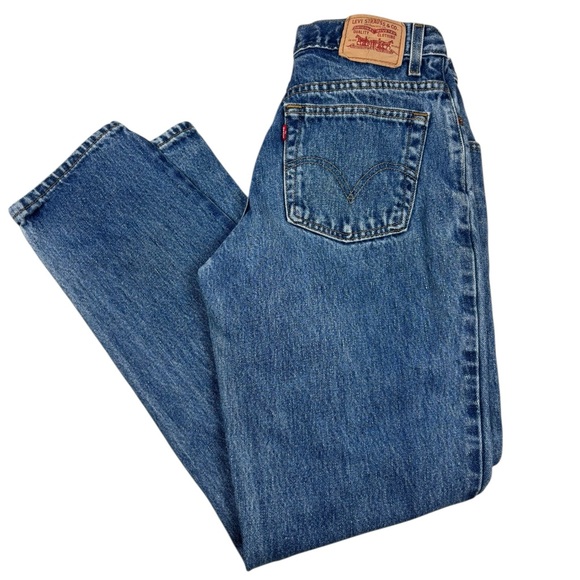 Vintage 90’s 550 Levi’s Relaxed Tapered jeans 8 medium - Picture 3 of 10